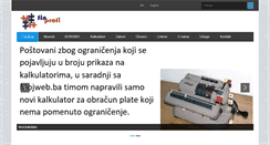 Desktop Screenshot of finprofi.ba